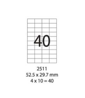 SMART LABEL 2511-100  52.5 x 29.7mm (40'S)