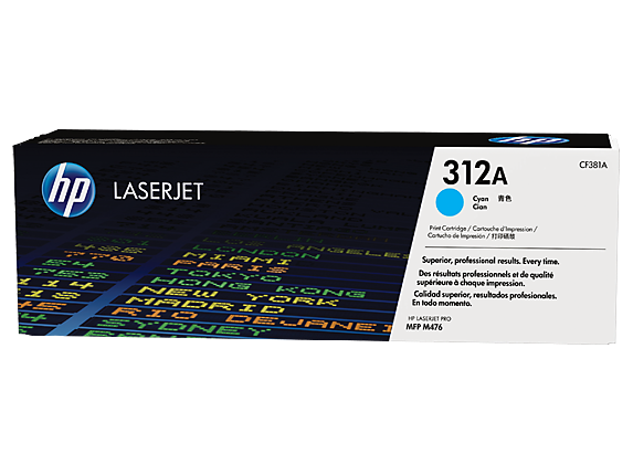 HP CF381A 312A CYAN LASERJET TONER FOR M476 (2.7K)