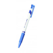 得力 Q25 按制式原子筆 - 藍色  0.7mm