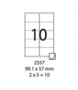 SMART LABEL 2557-100  99.1 x 57mm (10'S)