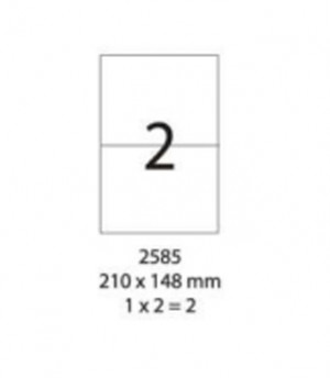 SMART LABEL 2582-100  199.6 x 143.5mm (2'S)